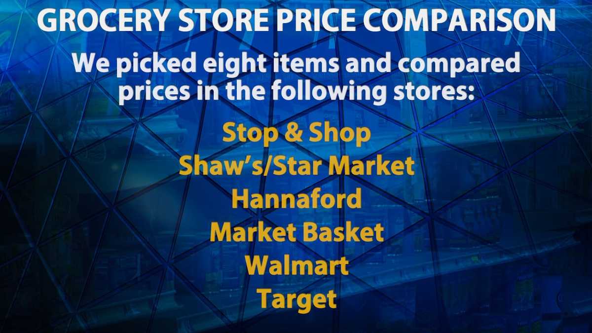 Who's the cheapest? Comparing Boston area supermarket prices