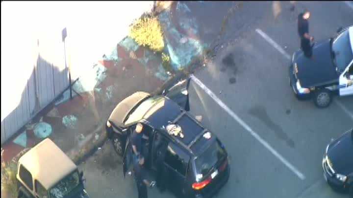 Vehicle stolen with child in back seat