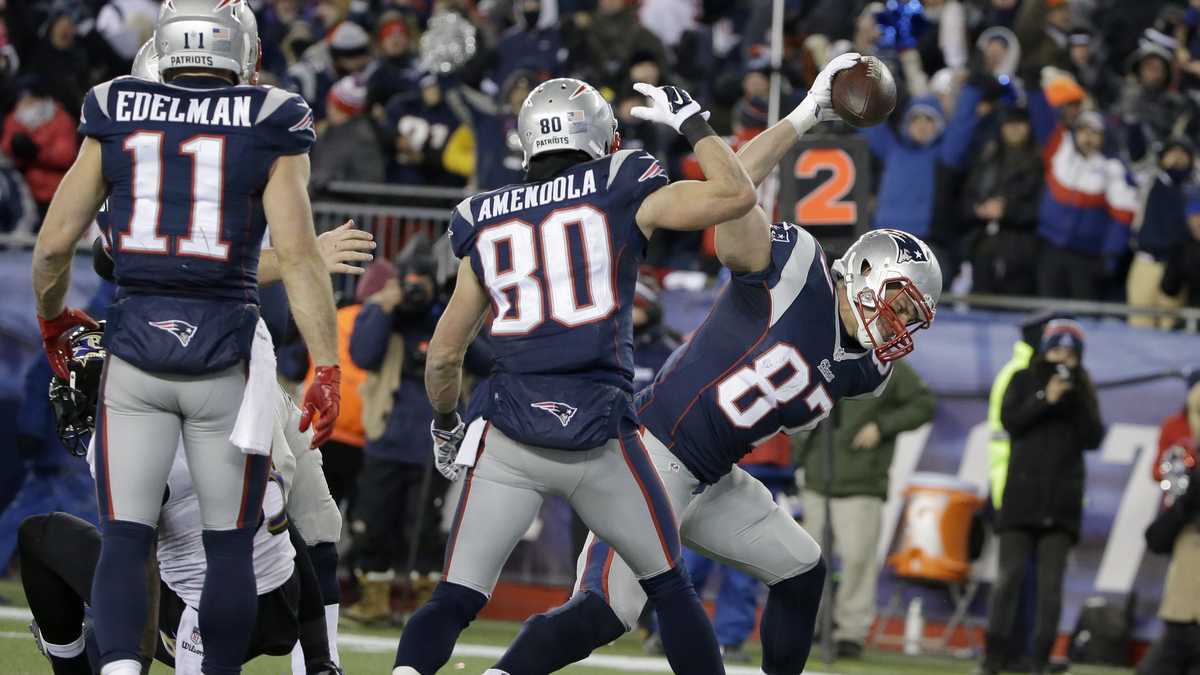 Patriots host Ravens in AFC Championship Game