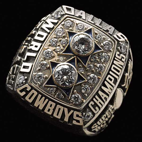 Ring from Dallas Cowboys Super Bowl XII 1978 championship win