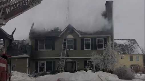 Crews battle 2 fires at same house in 24 hours