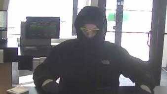 Suspected Bank Robber Stopped by Snowbank