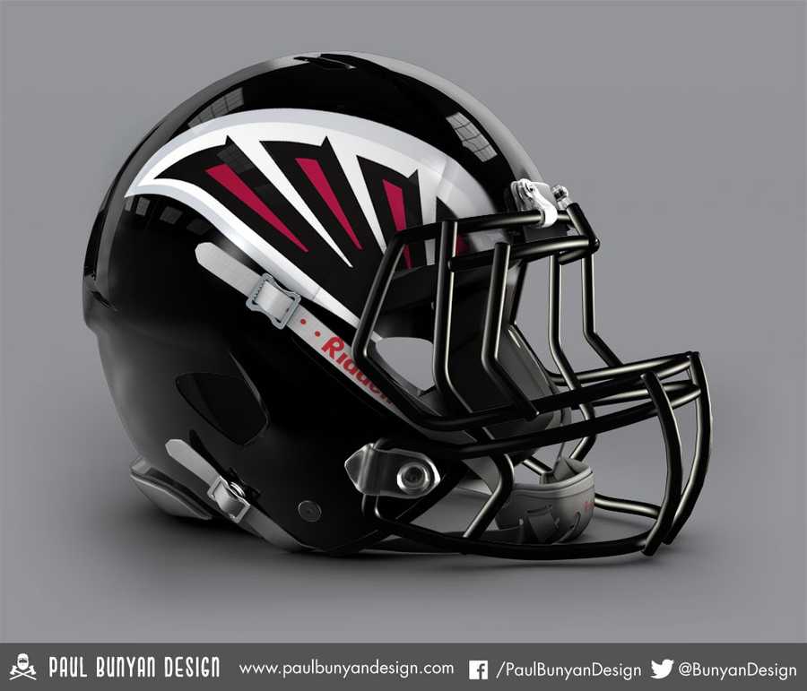 Designer gives NFL team helmets a bold makeover