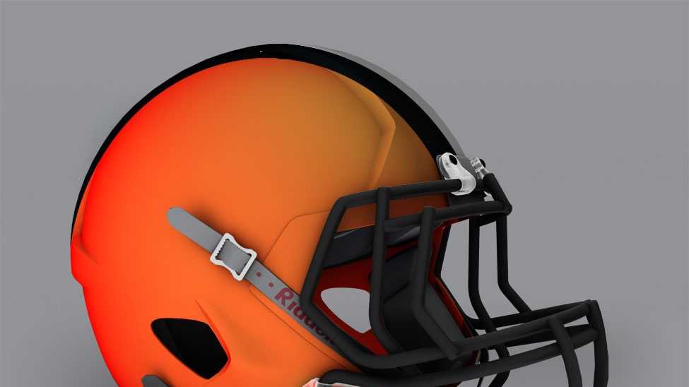 Designer gives NFL team helmets a bold makeover