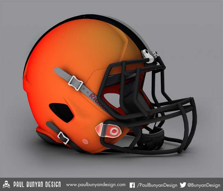 Designer gives NFL team helmets a bold makeover