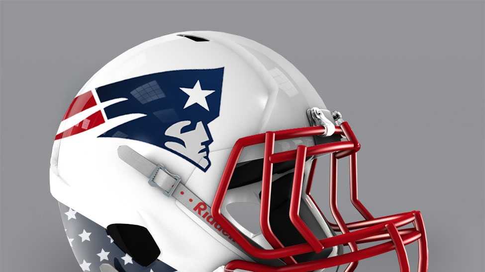 Designer gives NFL team helmets a bold makeover