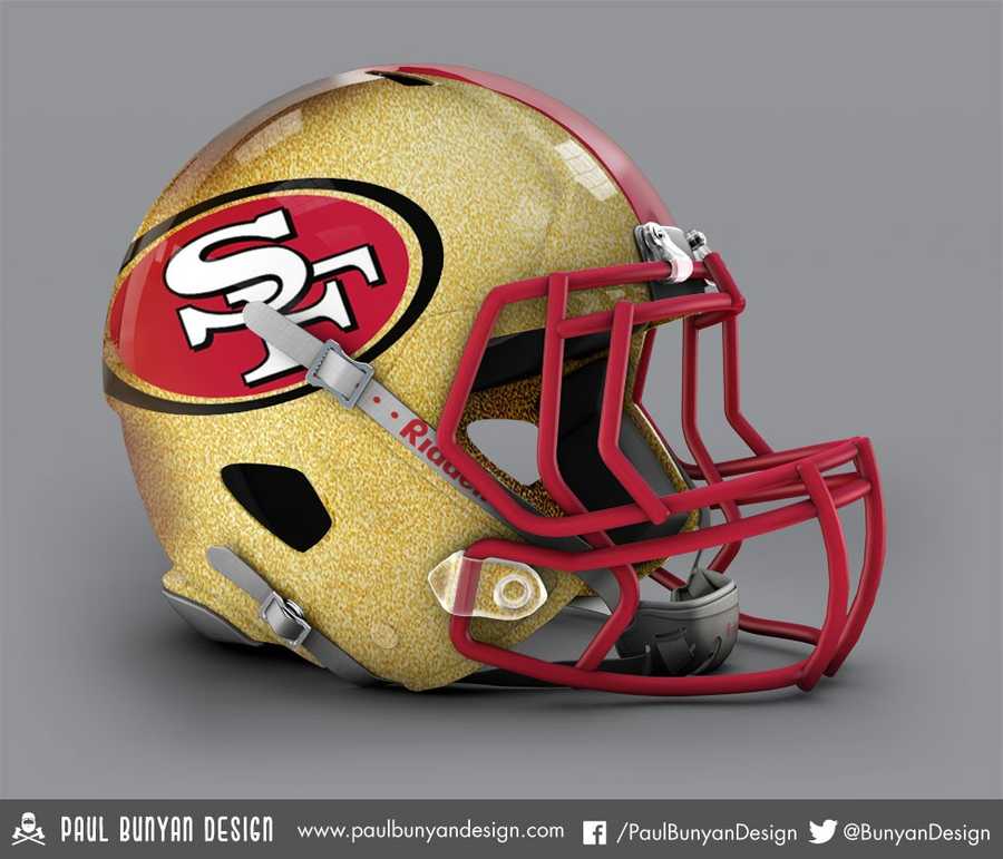 THIS GUY'S DESIGNS ARE MAKING NFL HELMETS LOOK LIKE RELICS