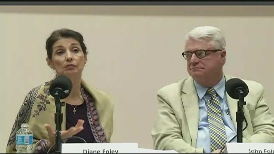 James Foley's parents, Diane and John.