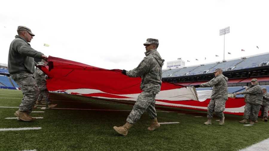 NFL members in the military