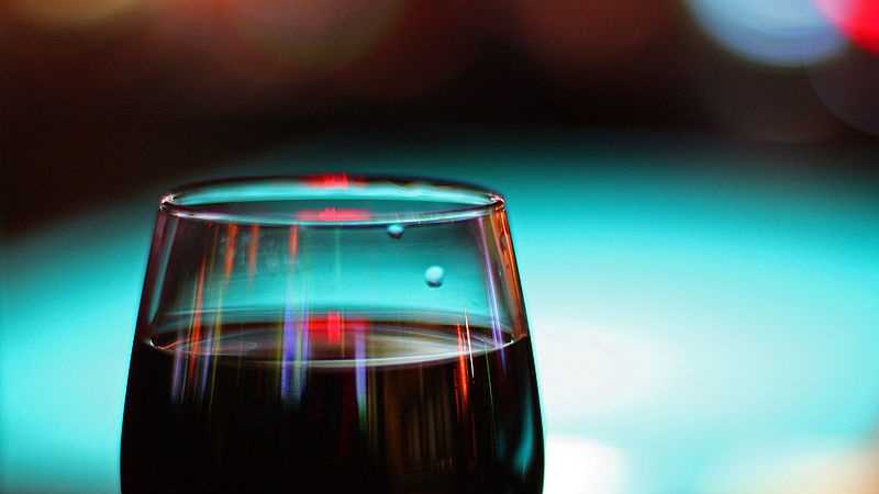 A 6 fl. oz. glass of wine with 13 percent alcohol by volume contains 159 calories. 