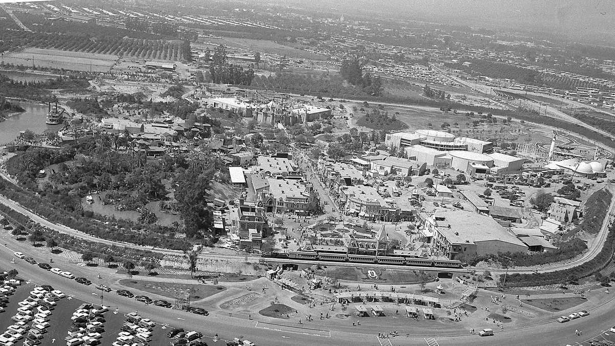 Look back Disneyland opens in July 1955