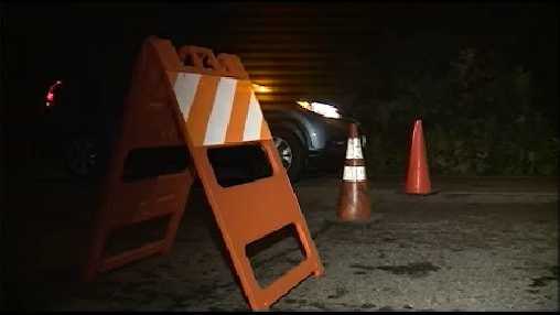 Tree falls on a car during severe storms, killing driver
