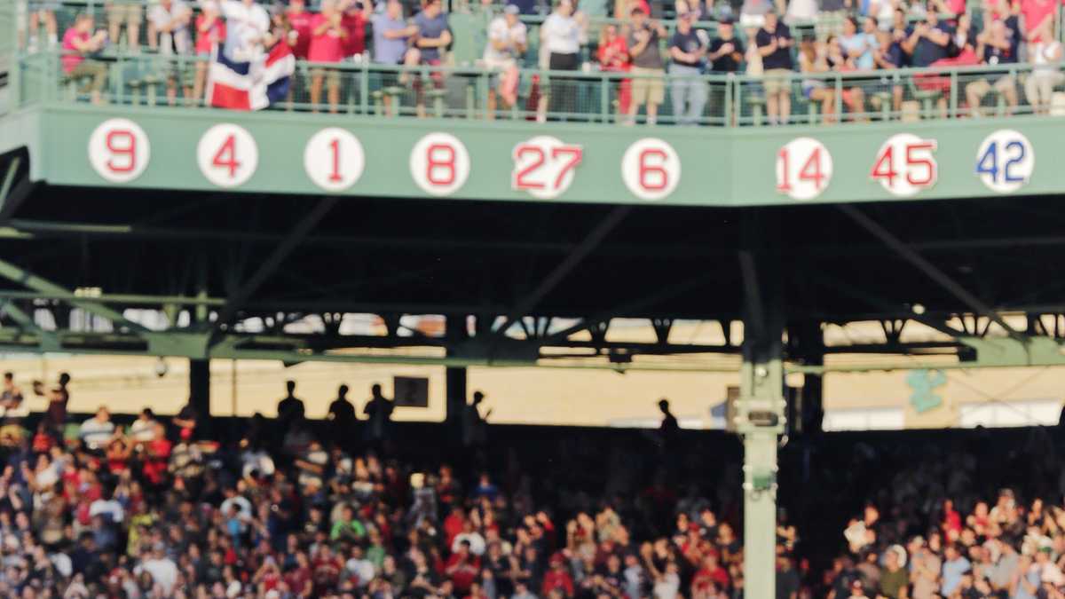 Pedro Martinez's No. 45 retired at Fenway Park