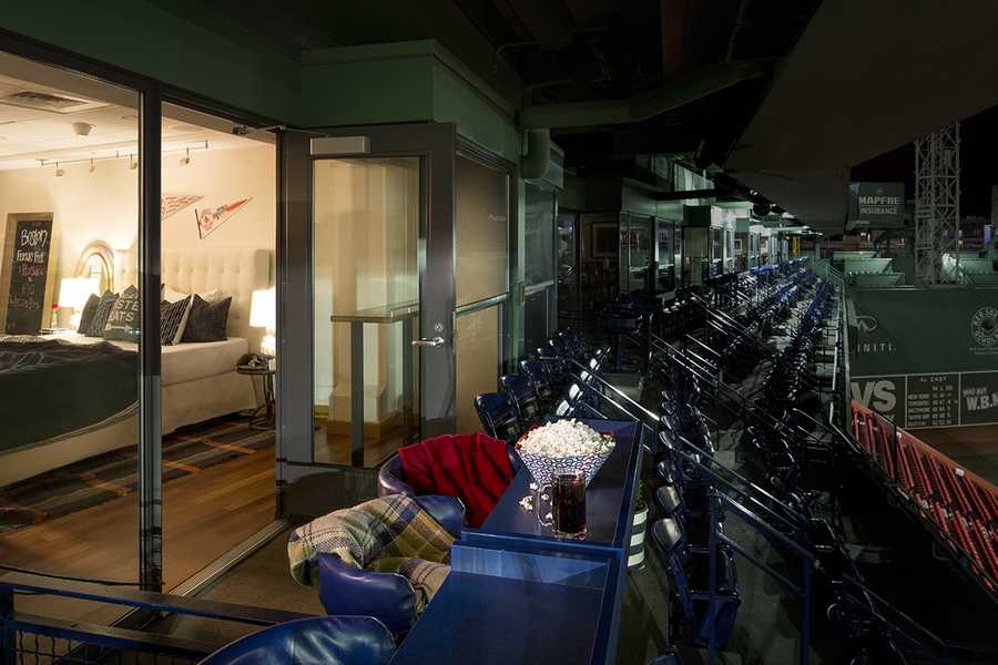 Photos: What a bedroom inside Fenway Park looks like