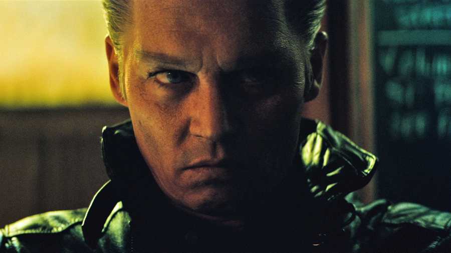 JOHNNY DEPP as Whitey Bulger in the drama "BLACK MASS," a presentation of Warner Bros. Pictures in association with Cross Creek Pictures and RatPac-Dune Entertainment, released by Warner Bros. Pictures.