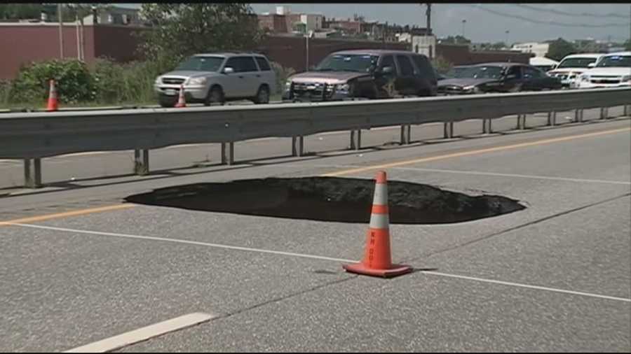 As repair work wraps up on a 10-foot sinkhole that opened up on Interstate 93 last month, officials said the cost has reached more than $200,000.