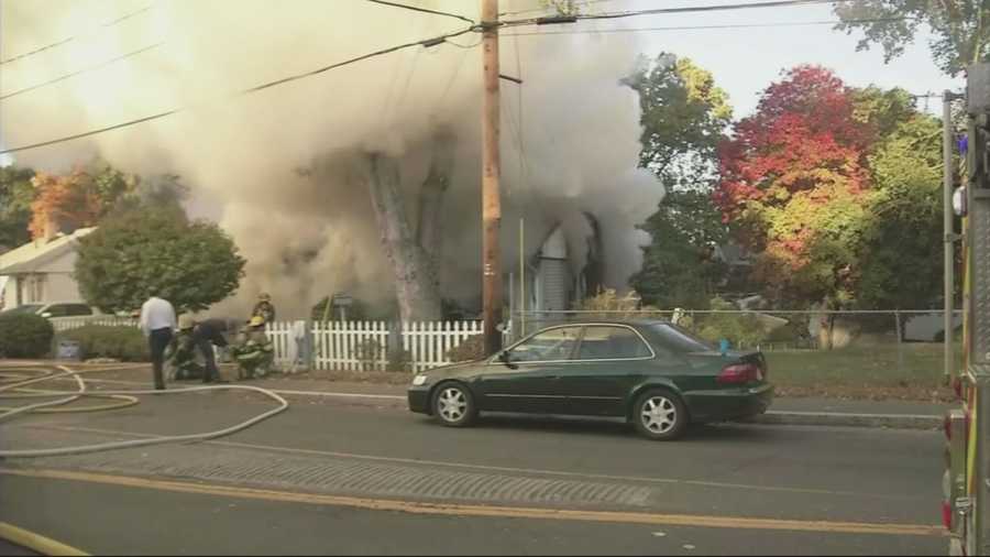 Two people are dead after a house fire in Chicopee.