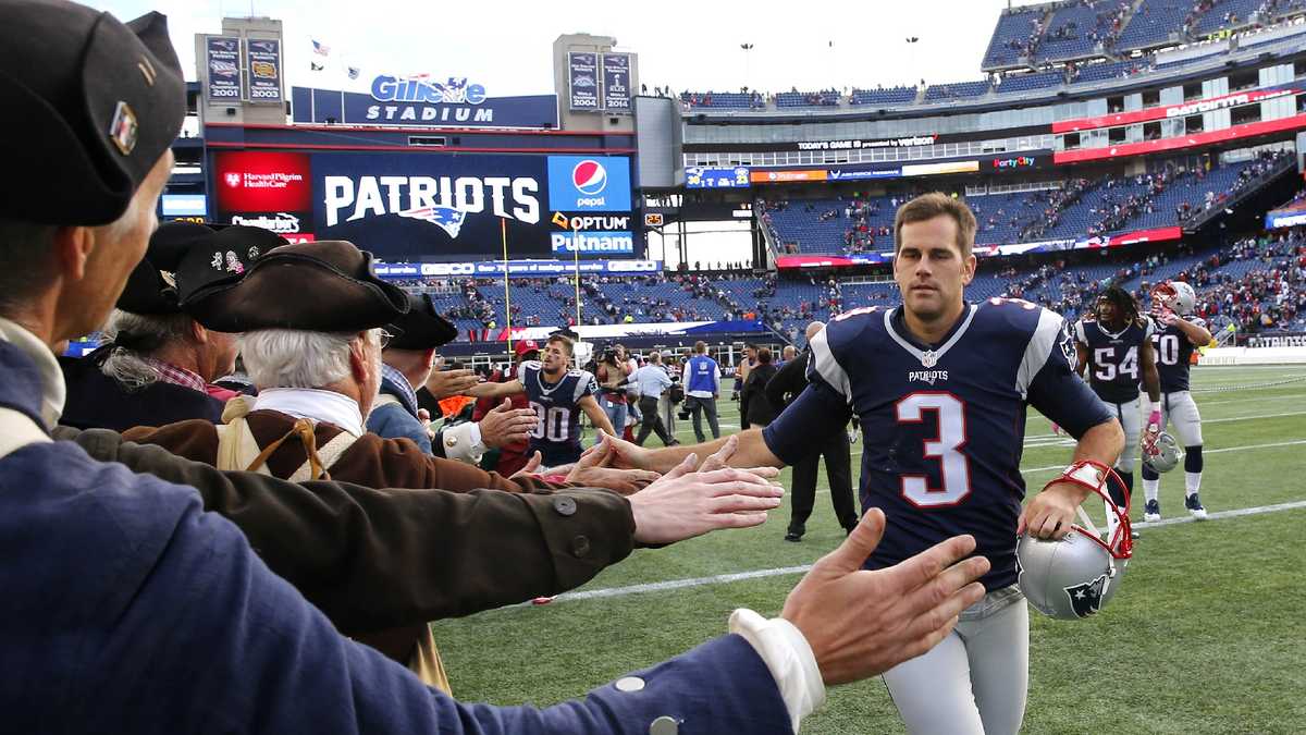 Stephen Gostkowski named AFC Special Teams Player of the Week