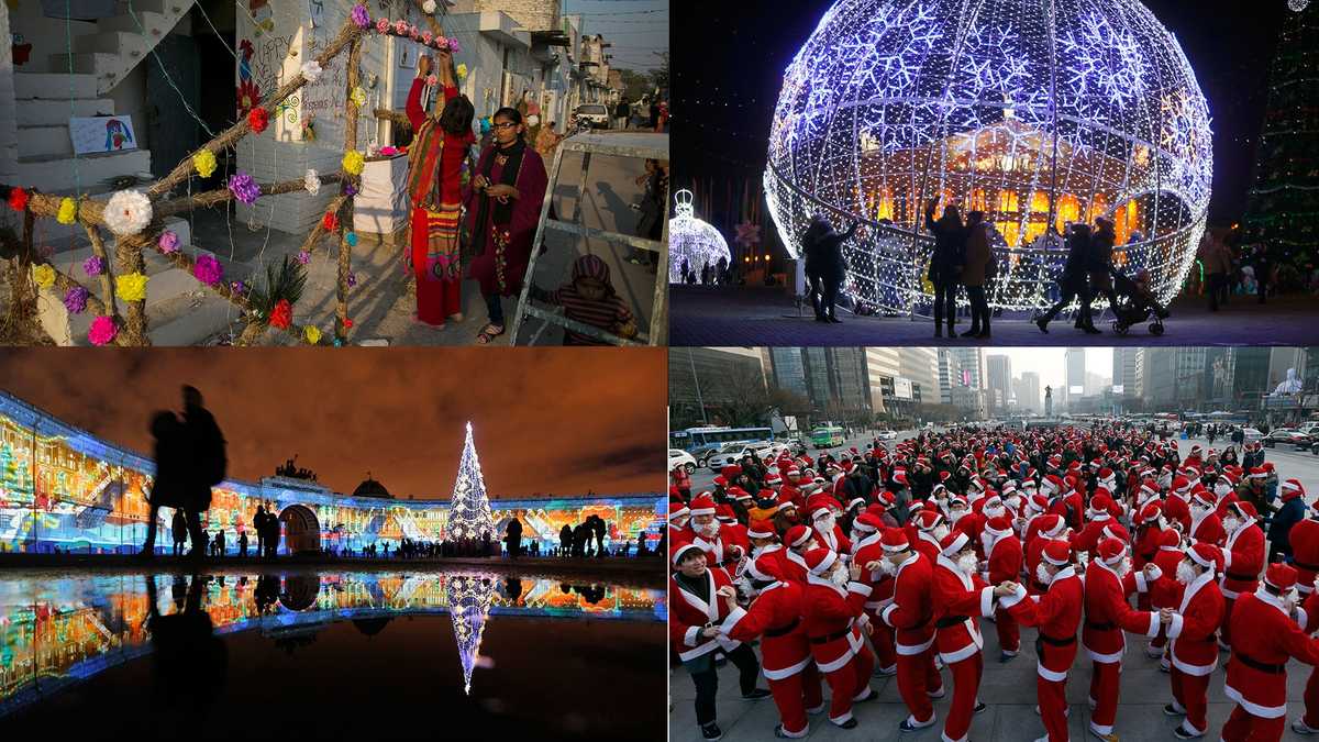 Christmas celebrations around the world