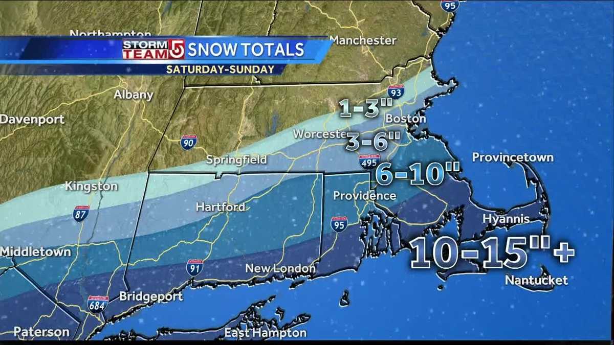 How much snow fell in your area?