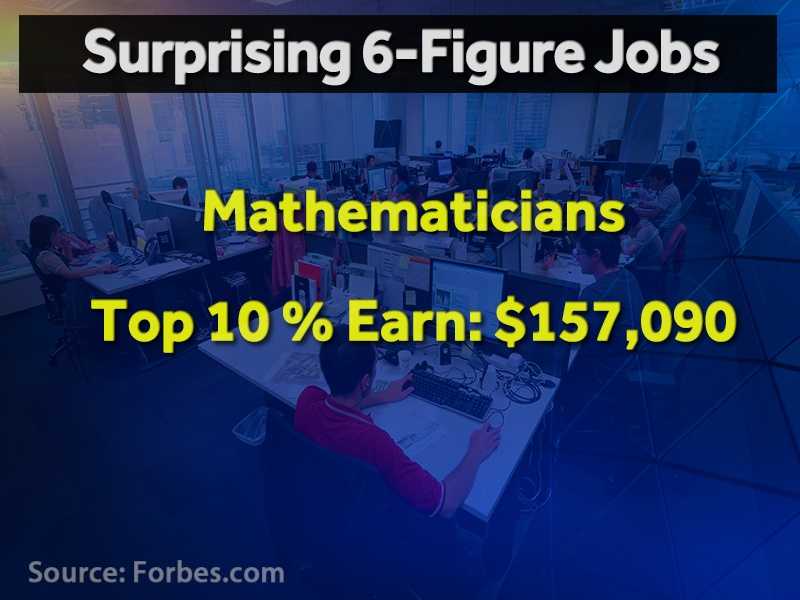 jobs that pay six figures