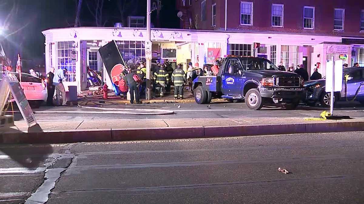 Photos Vehicle crashes into Newton restaurant