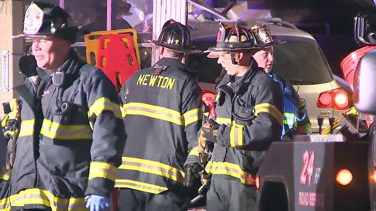 Photos Vehicle crashes into Newton restaurant