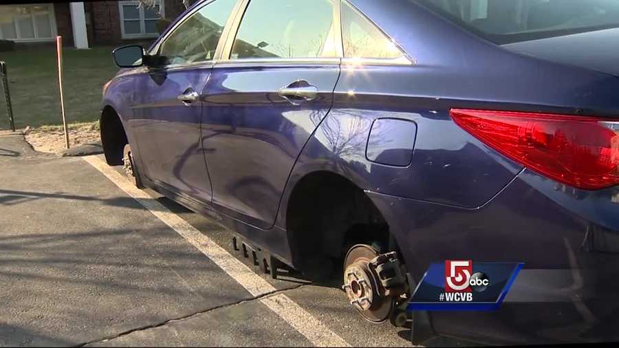 72 tires were reported stolen from cars in the last 3 months.