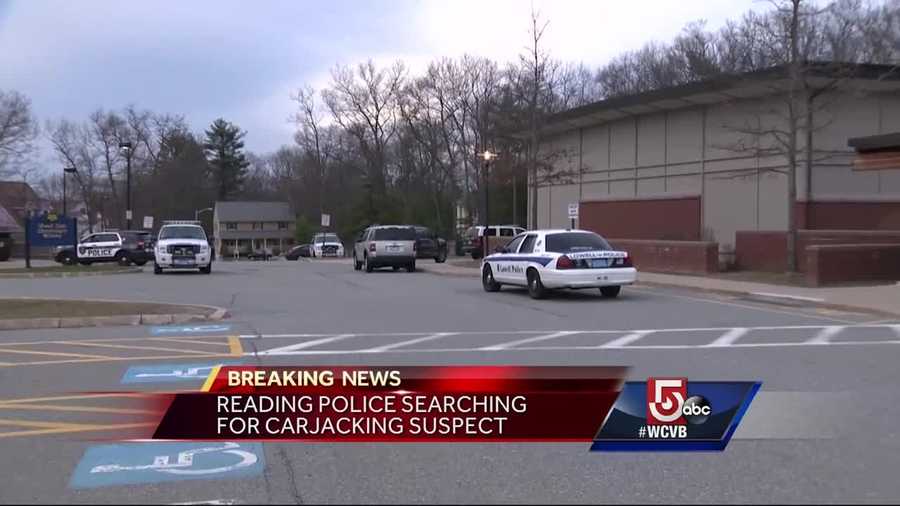 Police are still searching for a carjacking suspect in Reading.