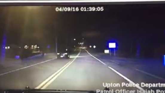 Dash cam video captures alleged drunk driver on wrong side of road