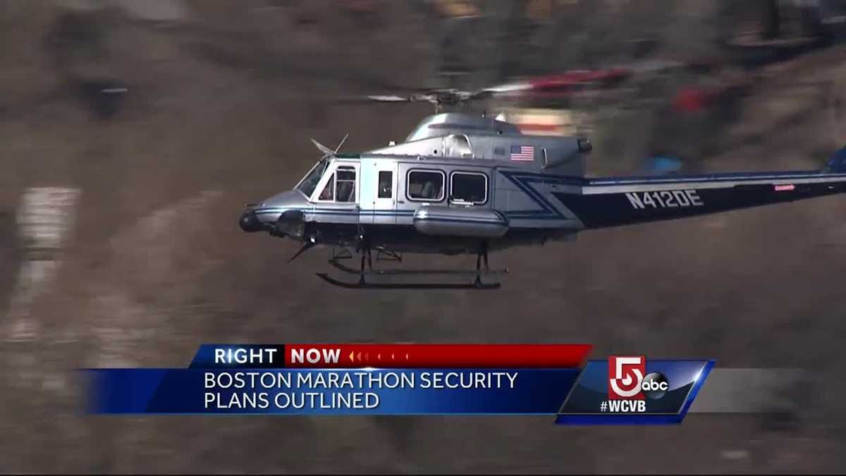 Helicopter flies over Boston Marathon route as part of security tests