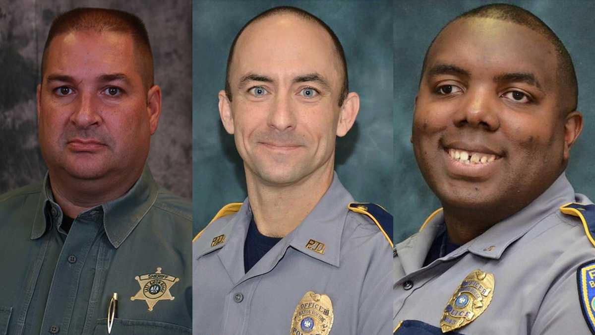 Police officers killed in Louisiana shooting identified
