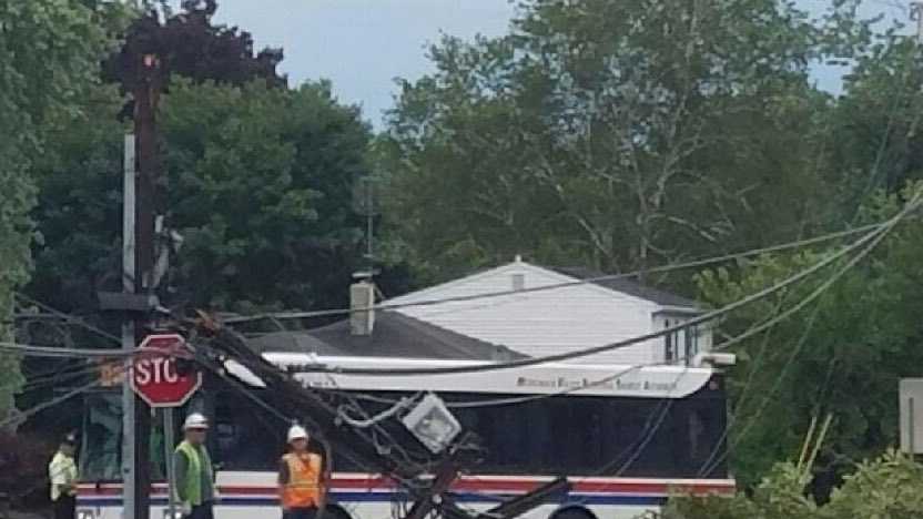 Severe thunderstorms topple power lines, trees
