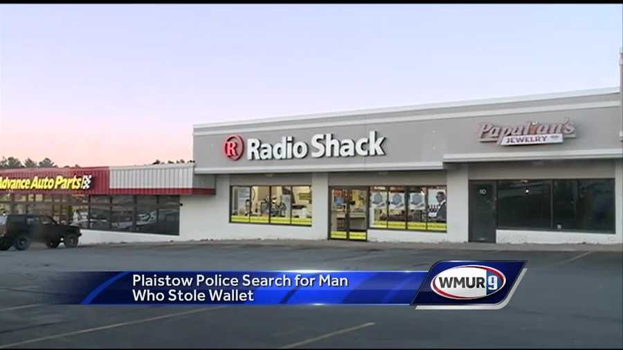 A man with ALS was inside a radioshack with his caregiver when a man stole his wallet.