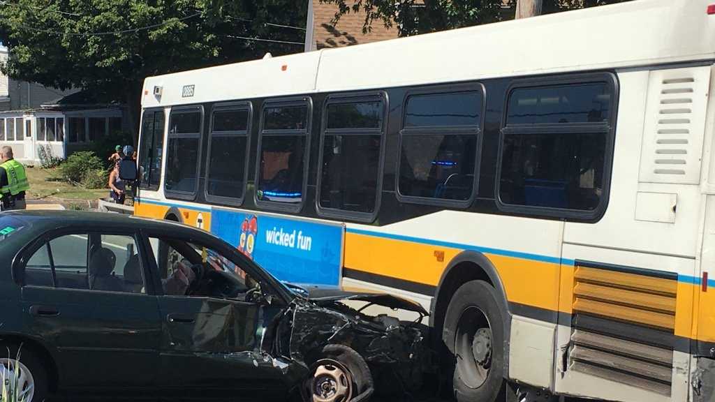 Multiple people injured in crash involving MBTA bus