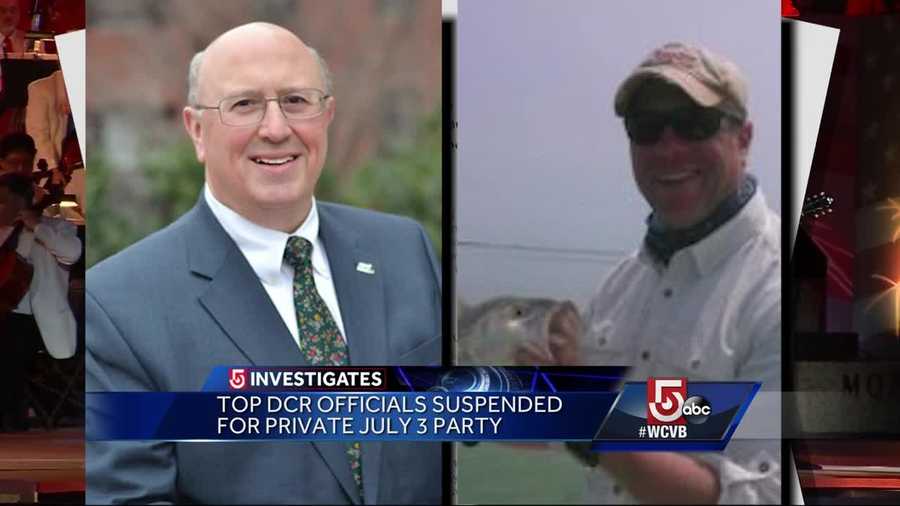 5 Investigates has learned two top state officials have been suspended without pay after using state resources to throw a July 3 party.