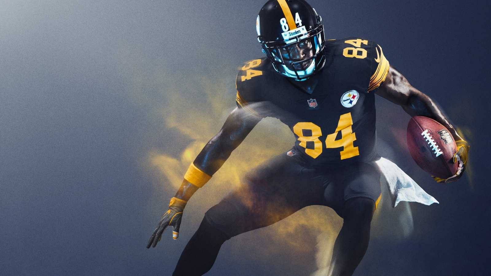 The Pittsburgh Steelers And Baltimore Ravens Unveil Latest Color Rush  Uniforms In Christmas Football Special