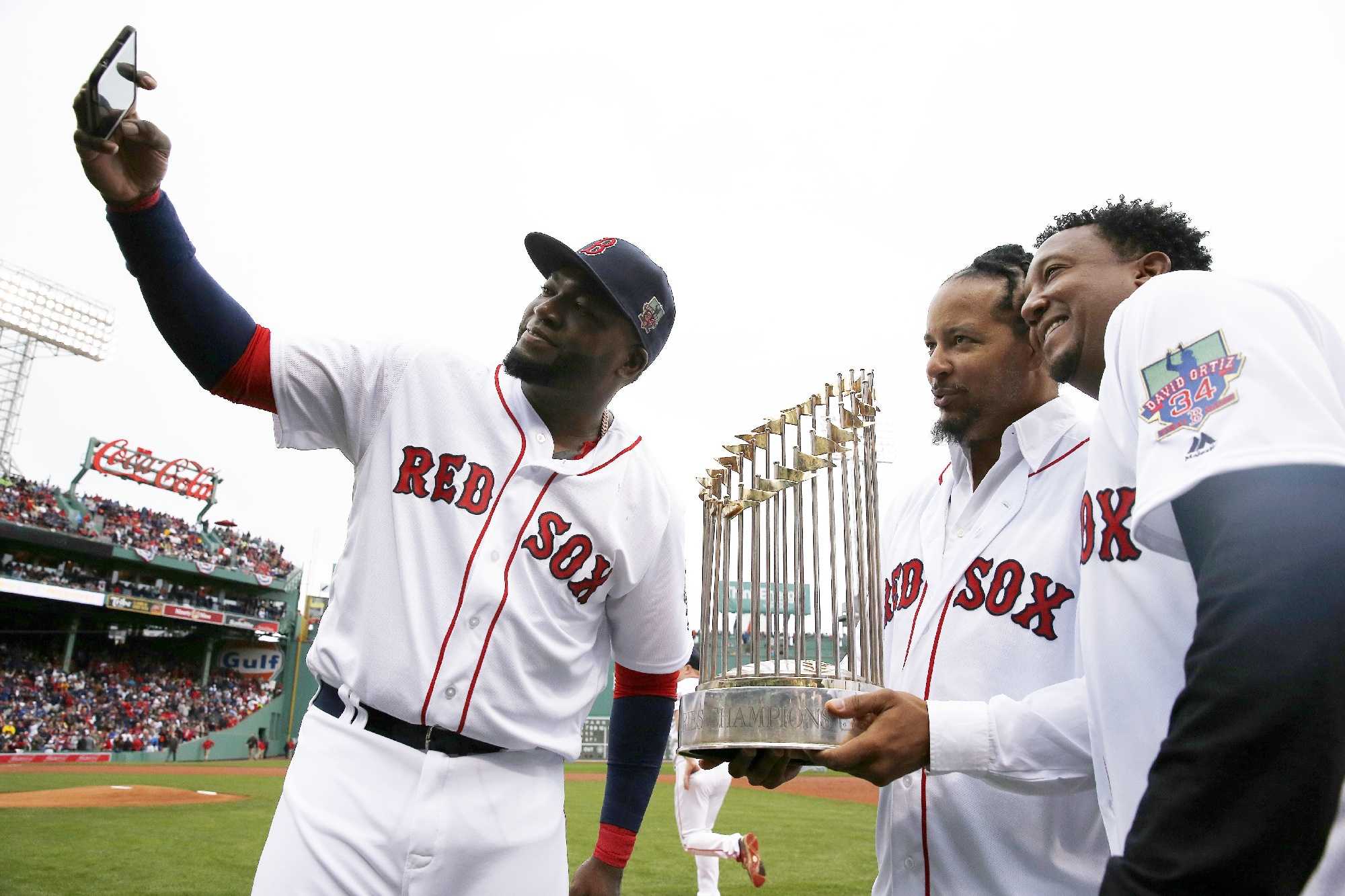 david ortiz blue jersey