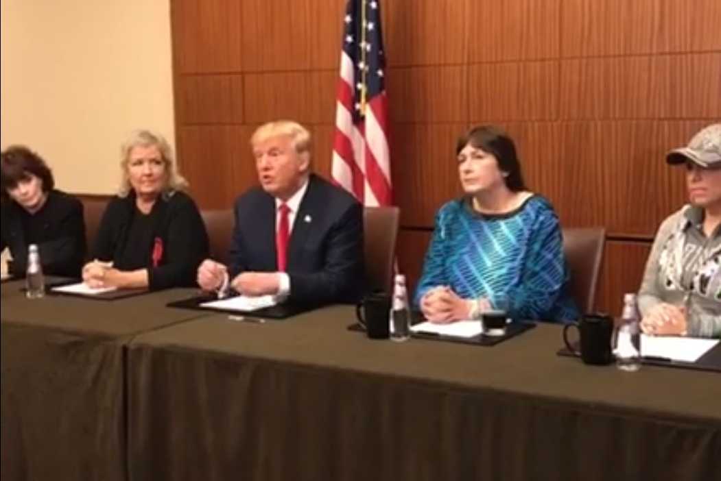 Ahead Of Debate, Donald Trump Appears With Bill Clinton's Accusers