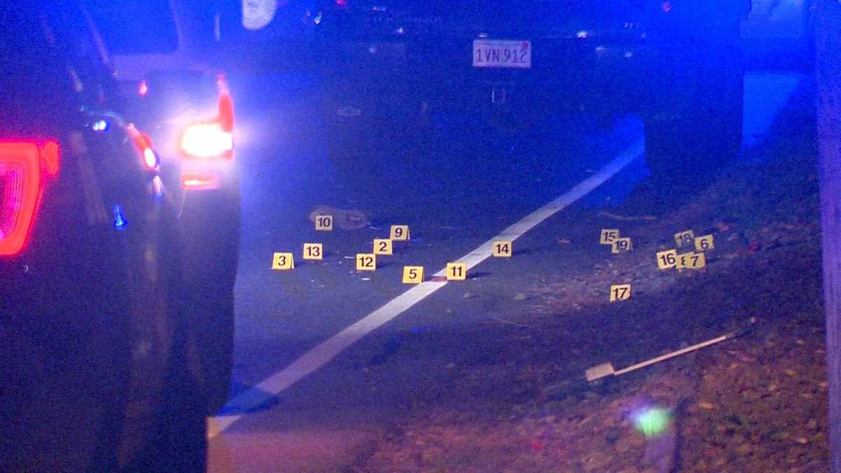 Pedestrian crossing street dead after being struck by pickup truck