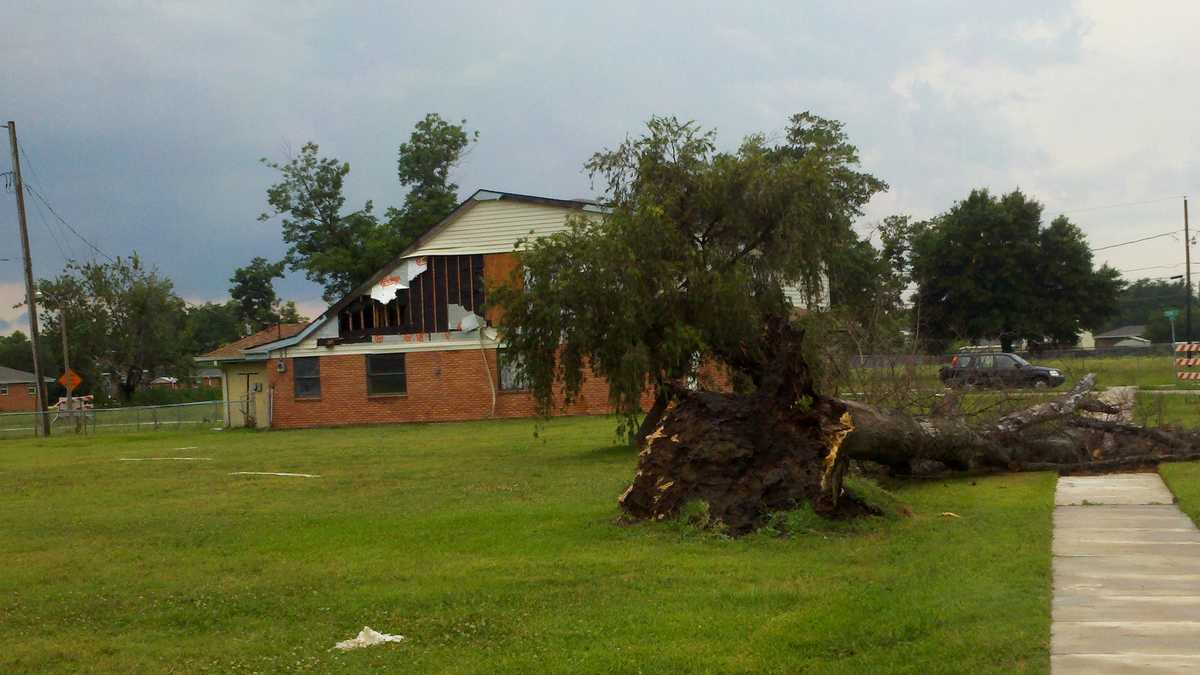 Homes damaged in Arabi after severe weather rolls through