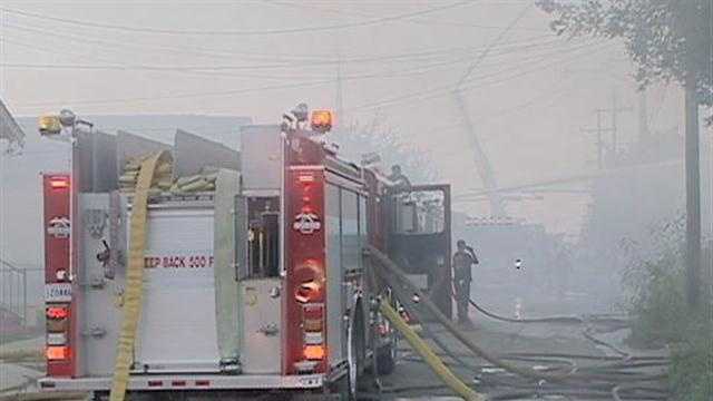 New Orleans firefighters battled a 3-alarm fire in the 9th Ward on Tuesday.