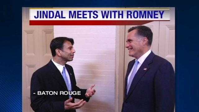 Republican presidential candidate Mitt Romney was in Baton Rouge on Monday.