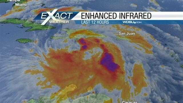 WDSU Exact Weather meteorologist Patrick Crawford has the latest on Tropical Storm Isaac.