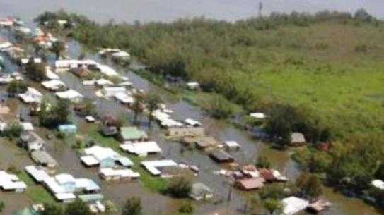 The community of Vacherie in St. John the Baptist Parish remained under water days after Hurricane Isaac passed by.