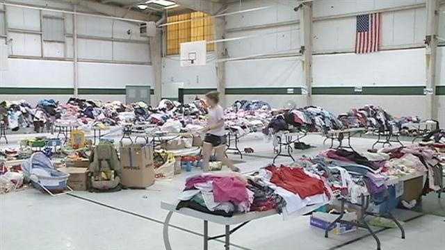 The Sheriff's department says supplies that were meant to go to Hurricane Isaac victims were stolen from a site just outside Braithwaite, in St. Bernard Parish.