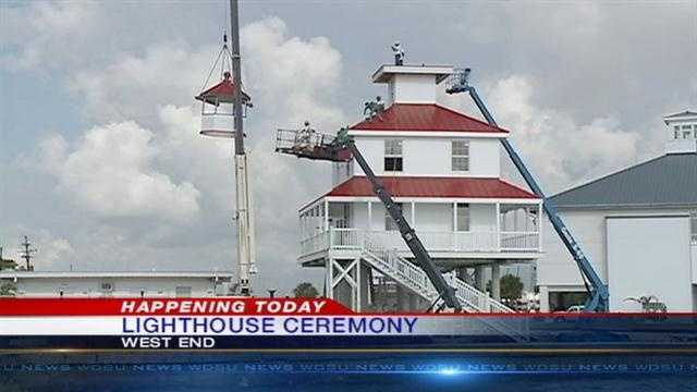 Wednesday night, the light at the New Canal Lighthouse will shine at the lakefront.