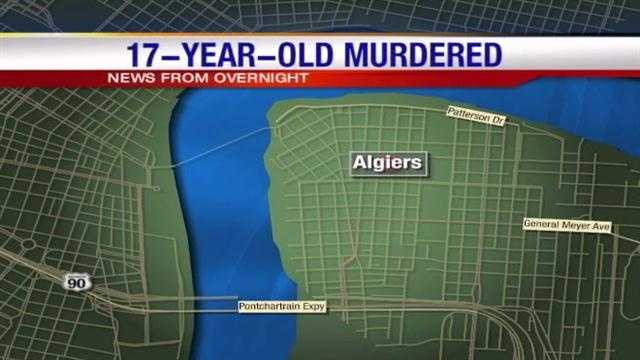 Detectives are investigating the shooting death of a 17-year-old man in Algiers.