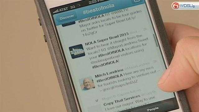Mayor Mitch Landrieu wants locals to share the best of New Orleans by tweeting about it during the week of the big game.