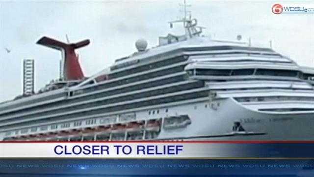 After docking in Mobile, some passengers aboard the Carnival Triumph will be bused to New Orleans.